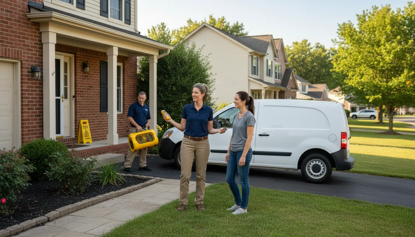 Water restoration image for Flood Water Cleanup, Removal And Restoration Services in Huntington, TX